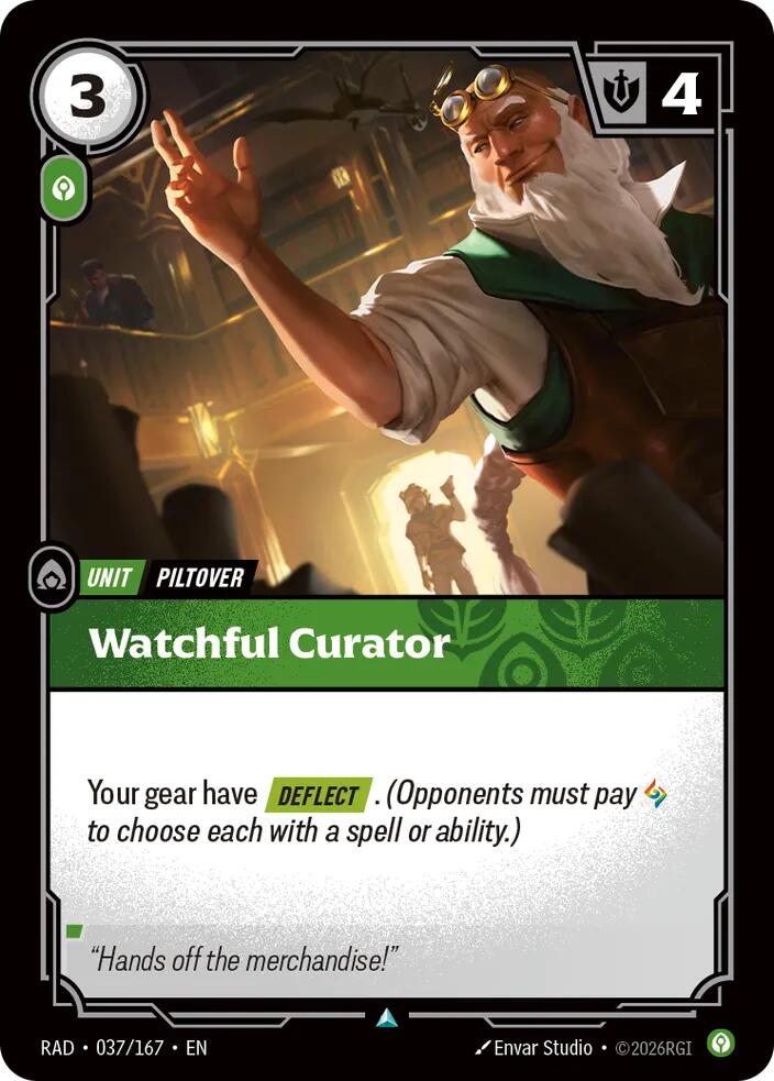 Watchful Curator - Radiance (RAD) FOIL NM