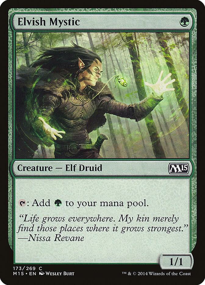 Elvish Mystic - Magic 2015 (M15) (M15) NM