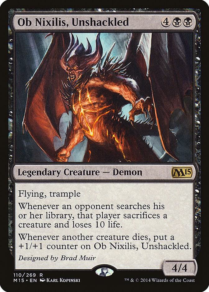 Ob Nixilis, Unshackled - Magic 2015 (M15) (M15) LP *FOIL*