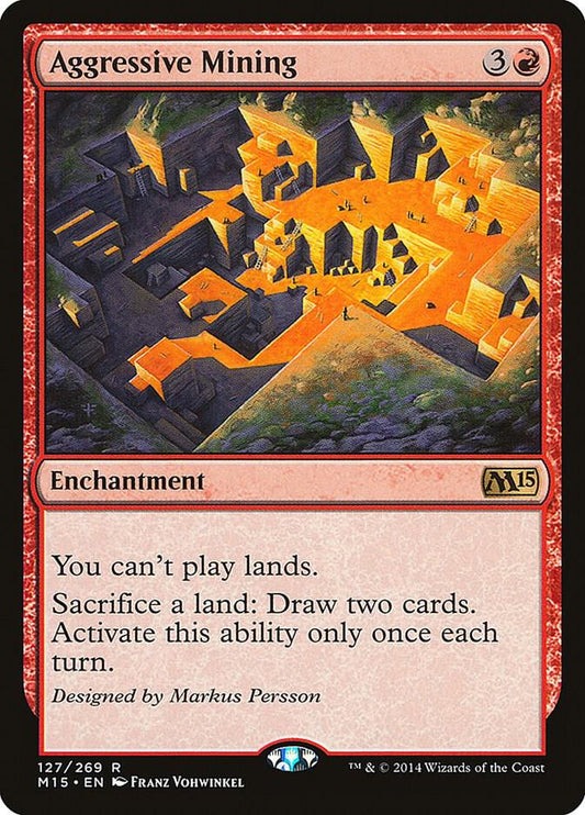 Aggressive Mining - Magic 2015 (M15) (M15) NM