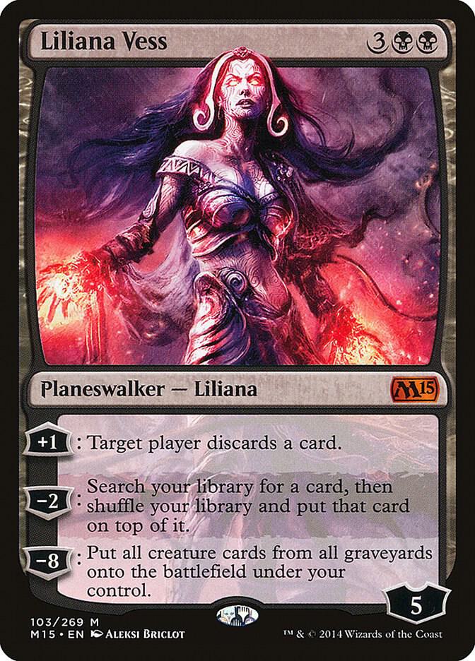 Liliana Vess - Magic 2015 (M15) (M15) NM