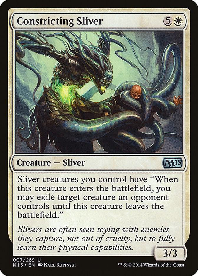 Constricting Sliver - Magic 2015 (M15) (M15) NM