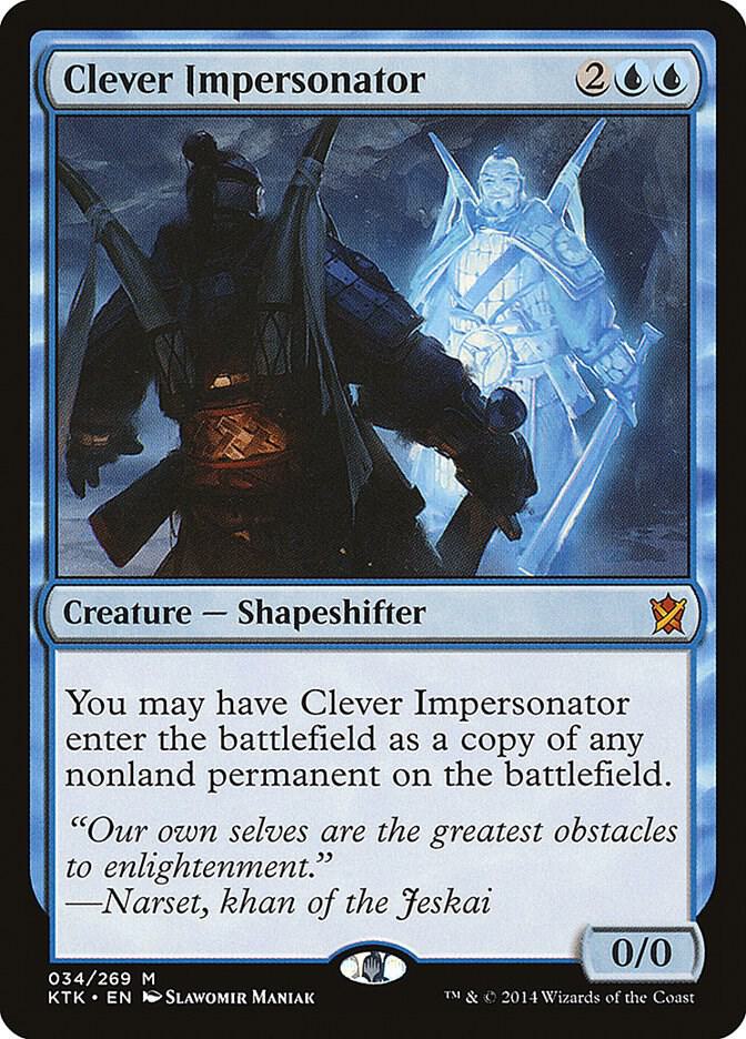 Clever Impersonator - Khans of Tarkir (KTK) NM