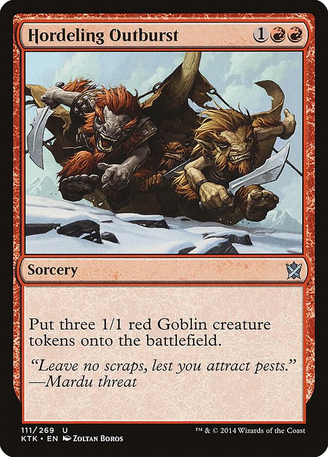 Hordeling Outburst - Khans of Tarkir (KTK) MP *FOIL*