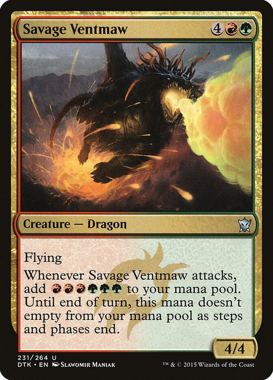 Savage Ventmaw - Dragons of Tarkir (DTK) LP