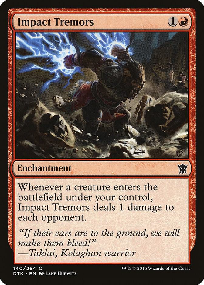 Impact Tremors - Dragons of Tarkir (DTK) LP