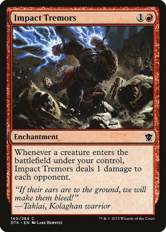 Impact Tremors - Dragons of Tarkir (DTK) LP