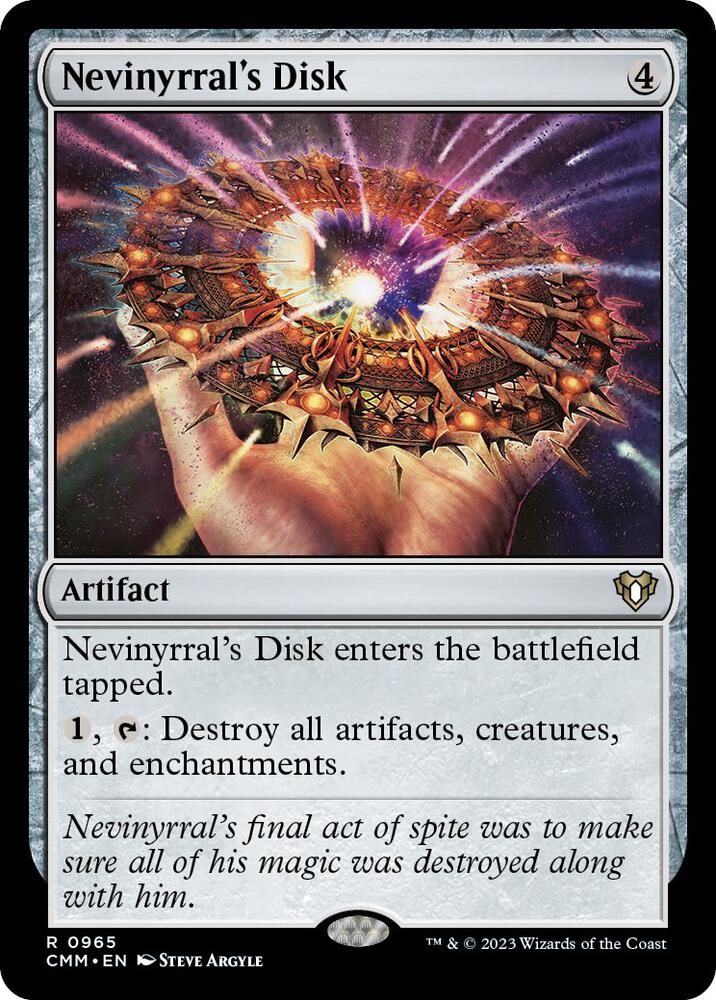 Nevinyrral's Disk - Commander Masters (CMM)