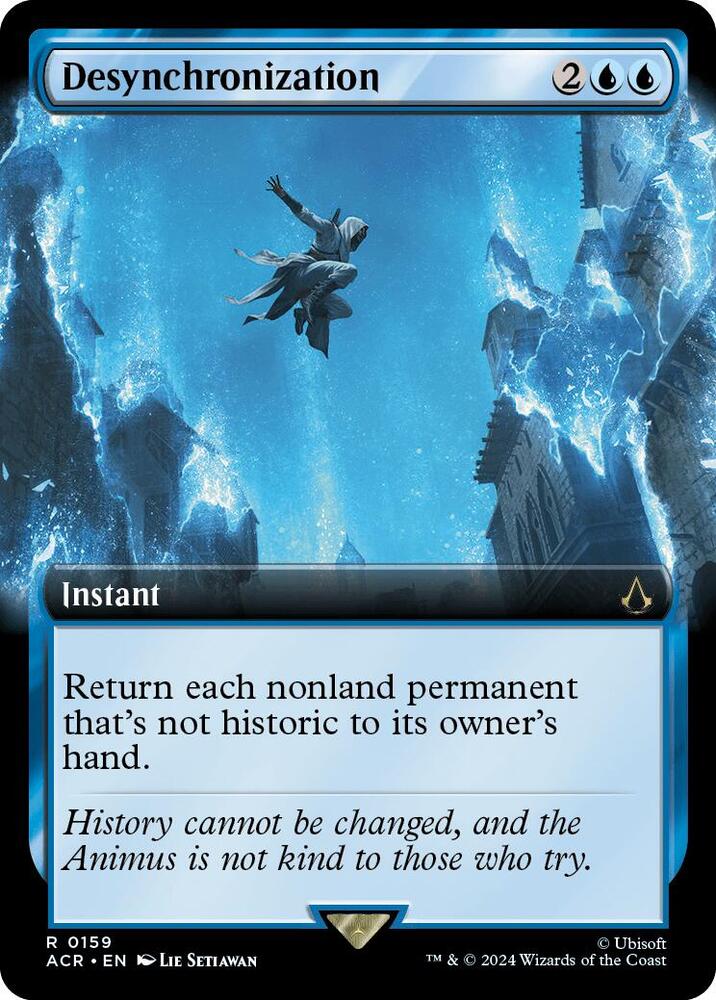 Desynchronization (Extended Art) - Universes Beyond: Assassin's Creed (ACR)