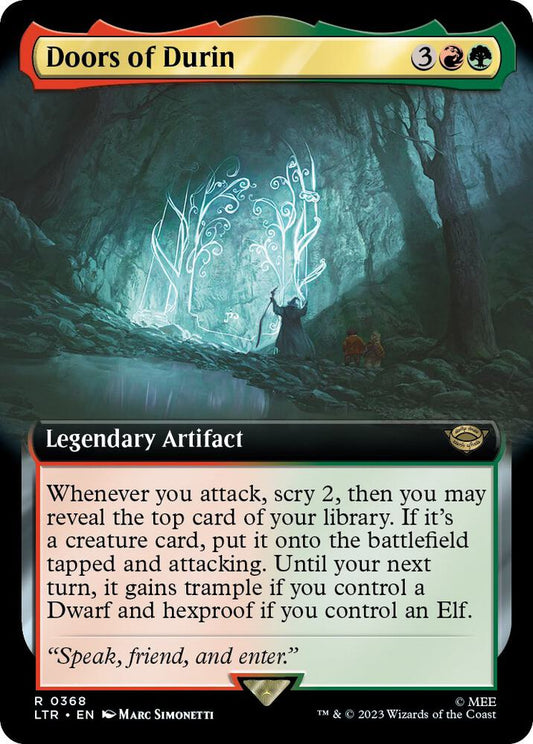 Doors of Durin (Extended Art) - Universes Beyond: The Lord of the Rings: Tales of Middle-earth (LTR) *FOIL*