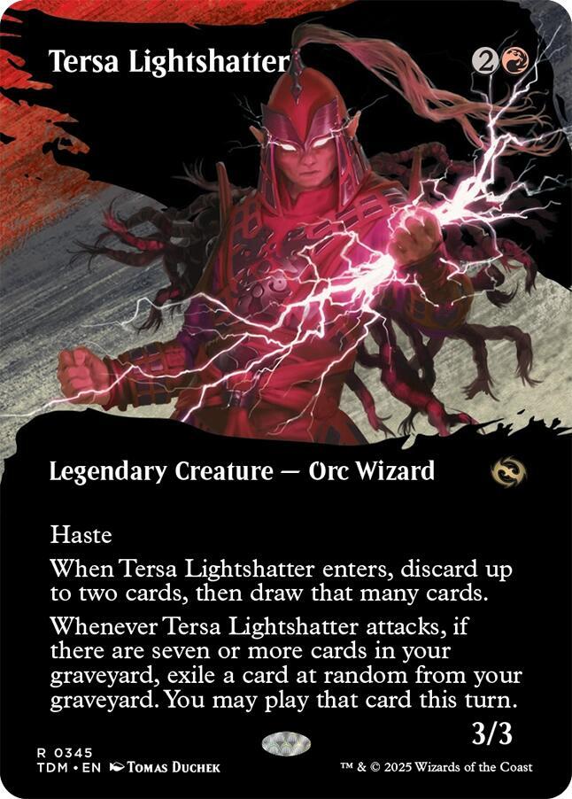 Tersa Lightshatter (Borderless) - Tarkir: Dragonstorm (TDM) NM *FOIL*