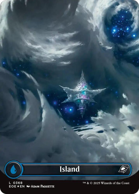 Island (0368) (Borderless) (Galaxy Foil) - Edge of Eternities (EOE) *GALAXY FOIL*