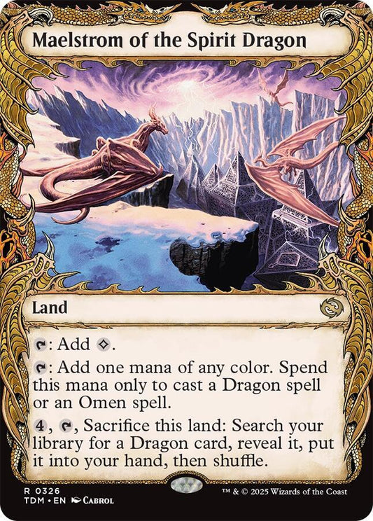 Maelstrom of the Spirit Dragon (Showcase) - Tarkir: Dragonstorm (TDM) *FOIL*