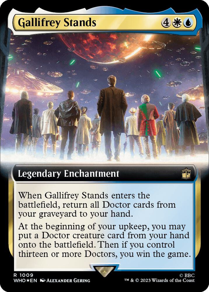 Gallifrey Stands (Extended Art) (Surge Foil) - Universes Beyond: Doctor Who (WHO) *SURGE FOIL* - LP