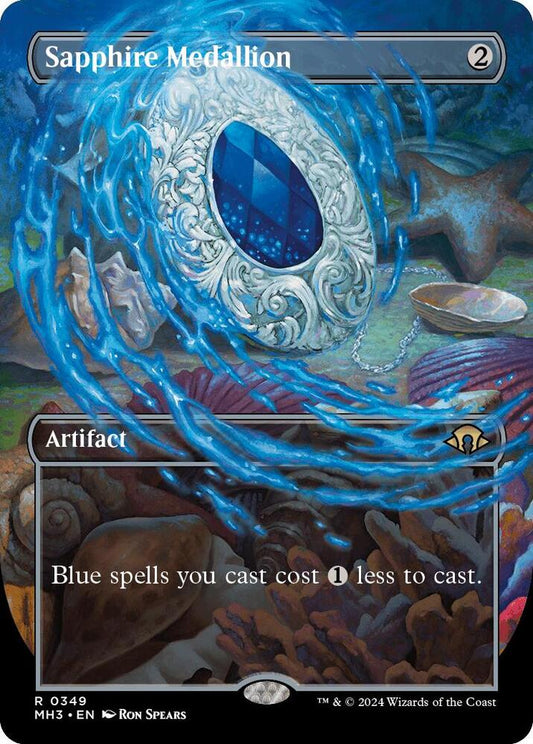 Sapphire Medallion (Borderless) - Modern Horizons 3 (MH3)