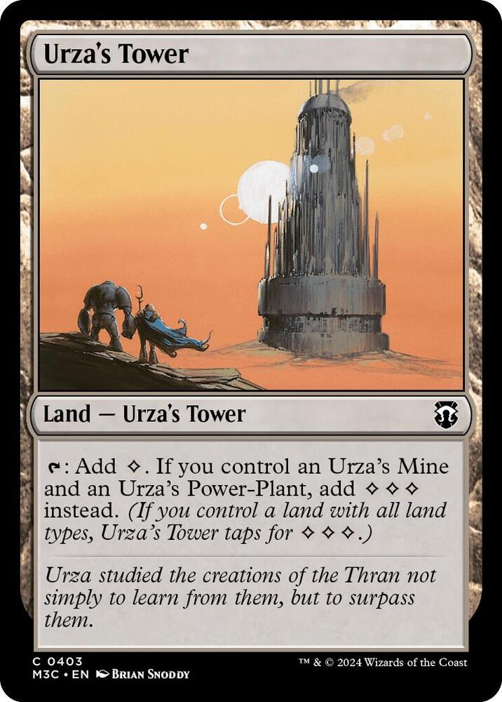 Urza's Tower (Ripple Foil) - Commander: Modern Horizons 3 (M3C) *FOIL*