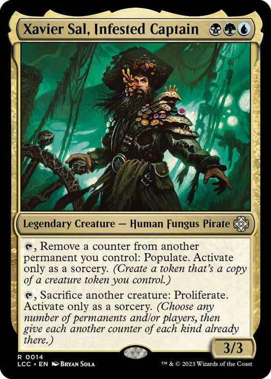 Xavier Sal, Infested Captain - Commander: The Lost Caverns of Ixalan (LCC) NM