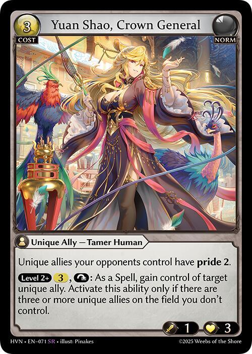 Yuan Shao, Crown General - Abyssal Heaven (HVN)
