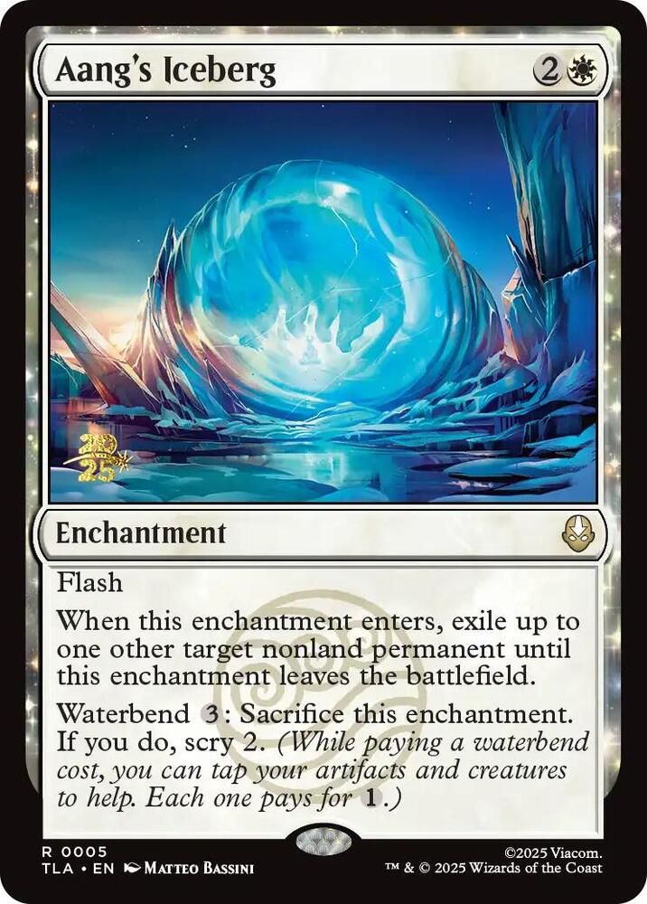 Aang's Iceberg - Prerelease Cards (PRE) Prerelease Cards NM