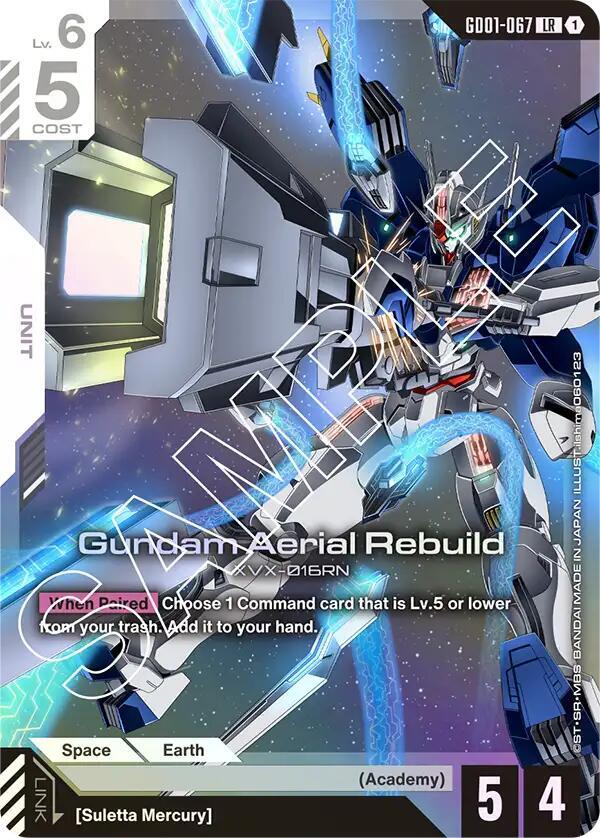 Gundam Aerial Rebuild - Newtype Rising (GD01) Newtype Rising NM *FOIL*