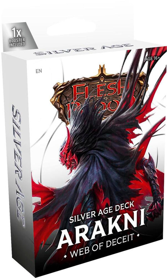 Silver Age Chapter 2 Deck - Arakni, Web of Deceit (Chaos Assassin) - Silver Age Chapter 2
