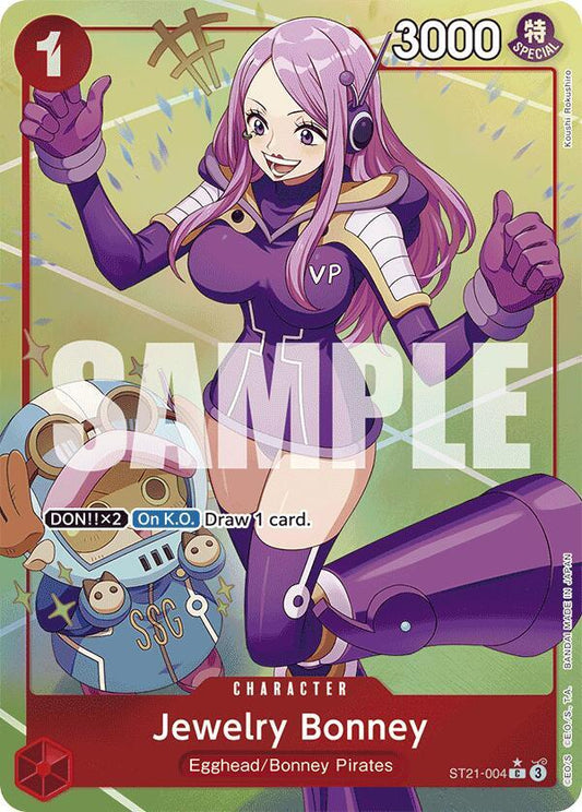 Jewelry Bonney (Parallel) - Starter Deck EX: Gear 5 (ST21) Starter Deck EX: Gear 5 LIGHT PLAY