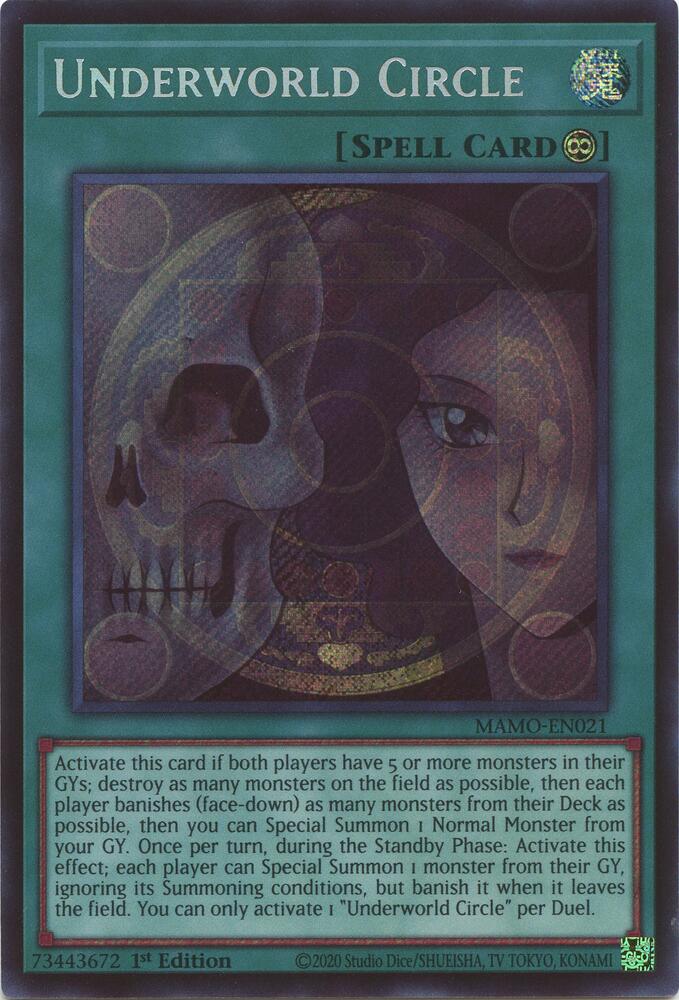 Underworld Circle (Secret Rare) - Magnificent Monsters (MAMO) Magnificent Monsters NM