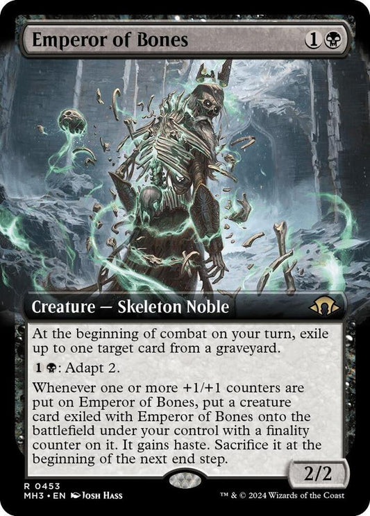 Emperor of Bones (Extended Art) - Modern Horizons 3 (MH3) FOIL