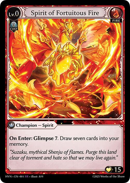 Spirit of Fortuitous Fire - Abyssal Heaven (HVN)