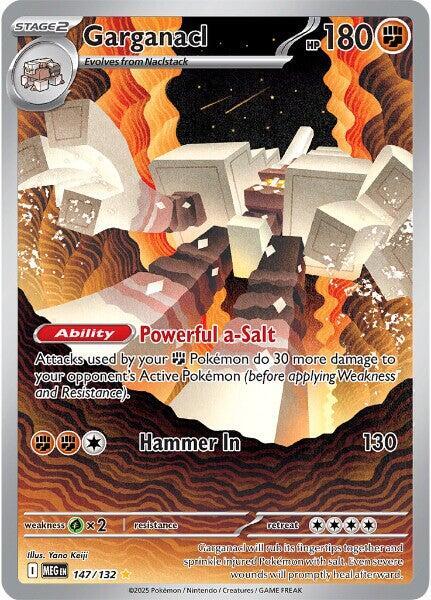 Garganacl - 147/132 - ME01: Mega Evolution (MEG) ME01: Mega Evolution NM *FOIL*