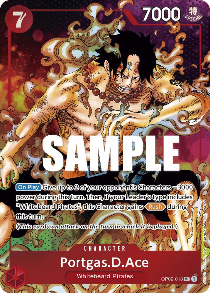 Portgas.D.Ace (Parallel) - Paramount War (OP02) Paramount War NM