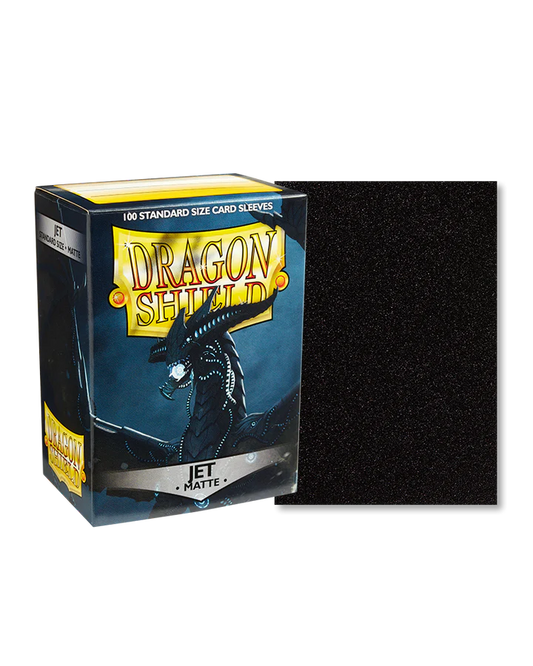 DRAGON SHIELD - 100CT STANDARD SIZE - JET MATTE