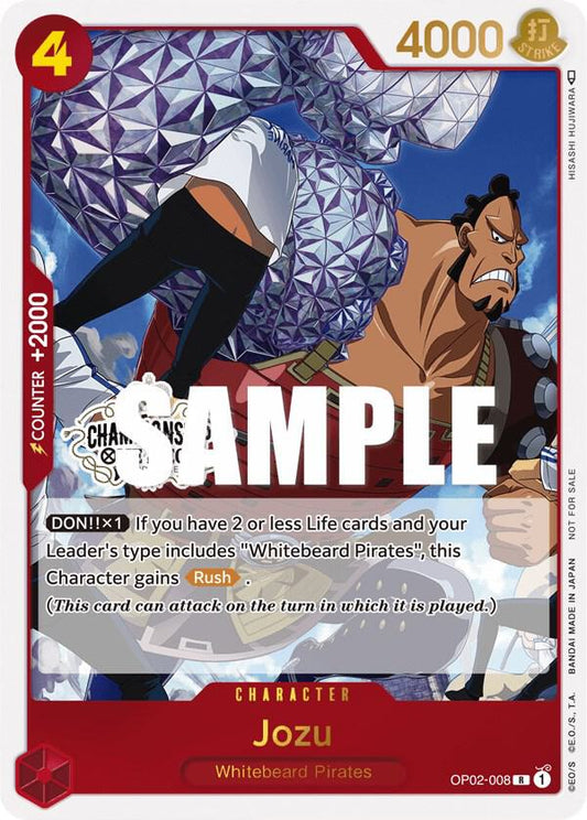 Jozu (Store Championship Participation Pack Vol. 2) - One Piece Promotion Cards (OP-PR)