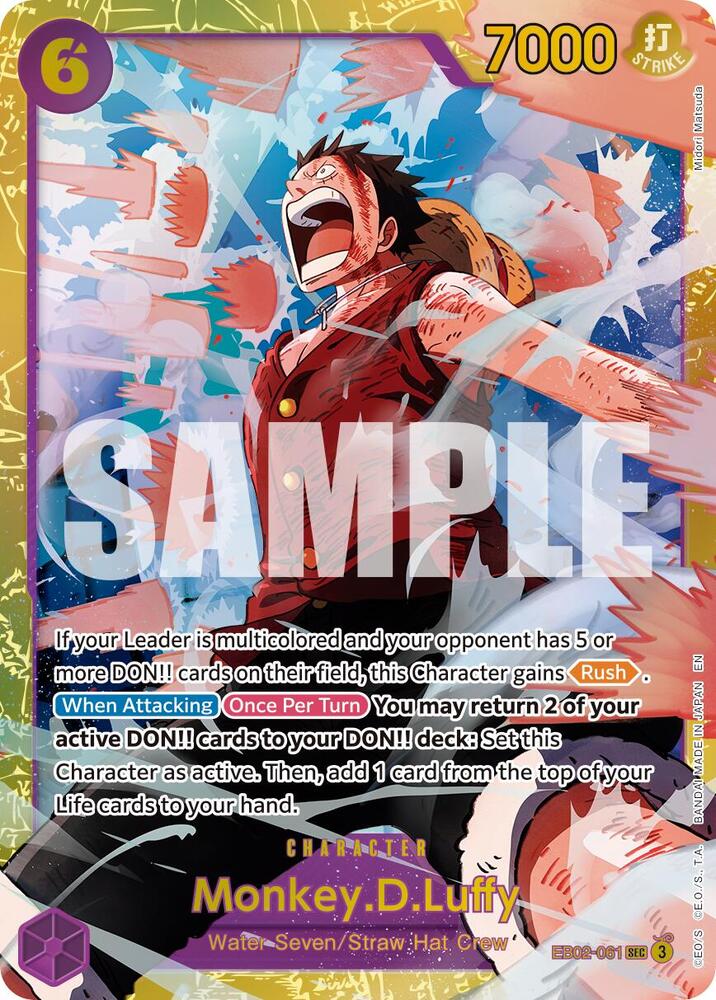 Monkey.D.Luffy - EB02-061 (Reprint) - Premium Booster -The Best- Vol. 2 (PRB-02) Premium Booster -The Best- Vol. 2