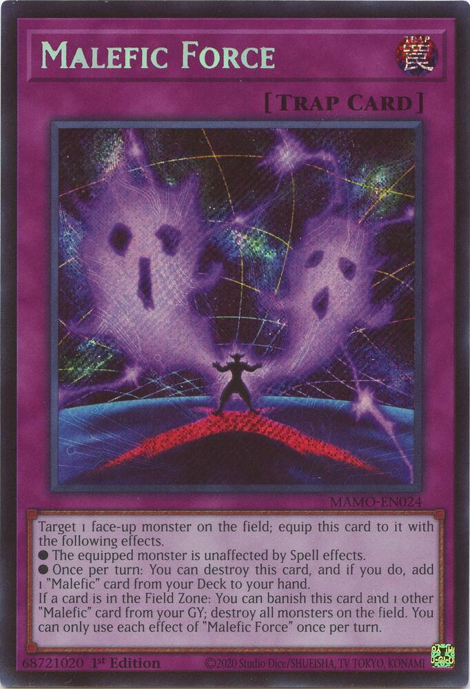 Malefic Force (Secret Rare) - Magnificent Monsters (MAMO) Magnificent Monsters NM