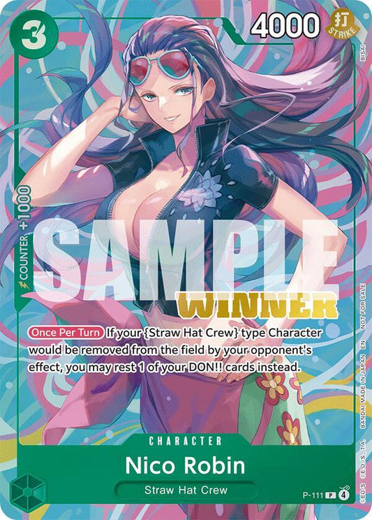 Nico Robin (Heroines Battle Winner Pack) - One Piece Promotion Cards (OP-PR) SEALED