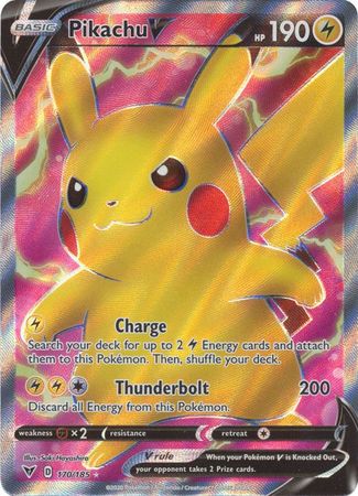 PIKACHU V - 170/185 - FULL ART ULTRA RARE