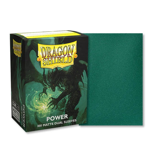 DRAGON SHIELD - 100CT STANDARD SIZE - DUAL - POWER MATTE