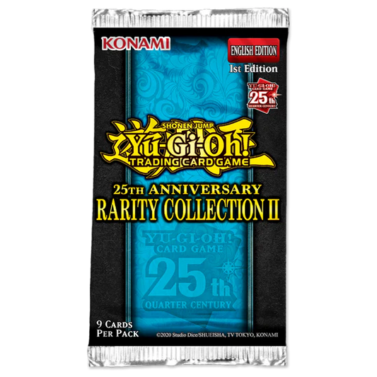 YUGIOH - 25TH ANNIVERSARY RARITY COLLECTION II BOOSTER PACK - 1ST EDITION