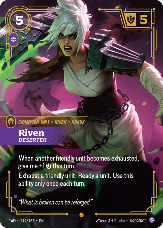 Riven, Deserter - Radiance (RAD)