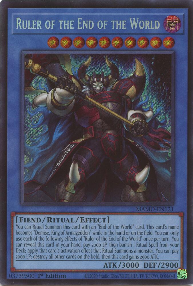 Ruler of the End of the World - Magnificent Monsters (MAMO) NM