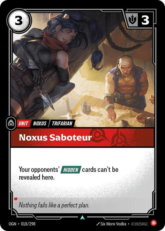 Noxus Saboteur - Origins (OGN) Origins FOIL