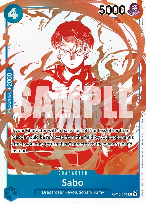 Sabo - OP10-049 (3rd Anniversary Treasure Campaign Pack) - One Piece Promotion Cards (OP-PR) NM