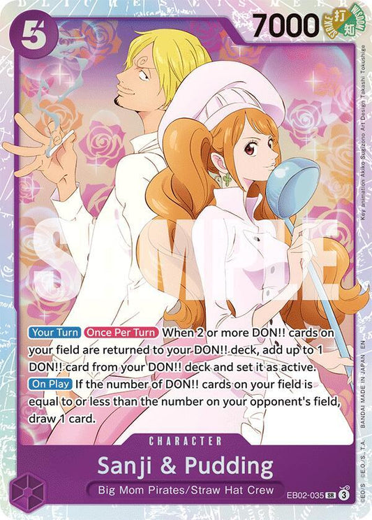 Sanji & Pudding - Extra Booster: Anime 25th Collection (EB-02) Extra Booster: Anime 25th Collection