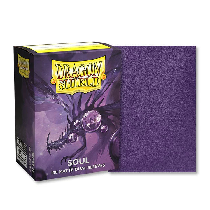 DRAGON SHIELD - 100CT STANDARD SIZE - DUAL - SOUL MATTE