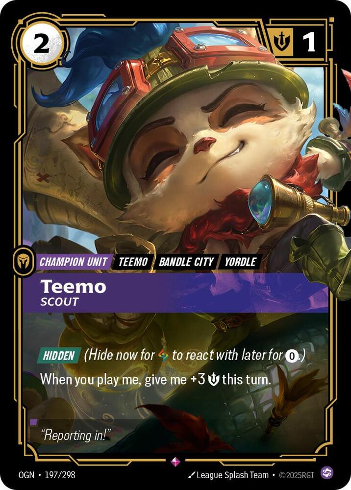 Teemo - Scout - Origins (OGN) Origins NM