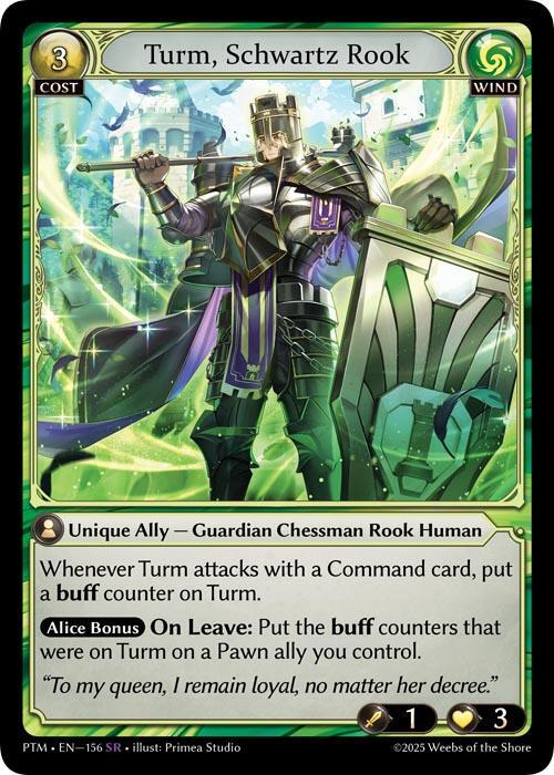 Turm, Schwartz Rook - Phantom Monarchs (PTM) Phantom Monarchs