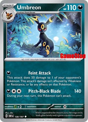 Umbreon - 130/197 (GameStop Exclusive) SEALED