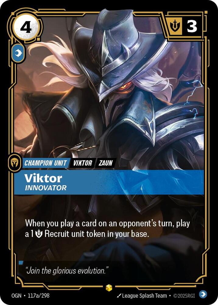 Viktor - Innovator (Alternate Art) - Origins (OGN) Origins