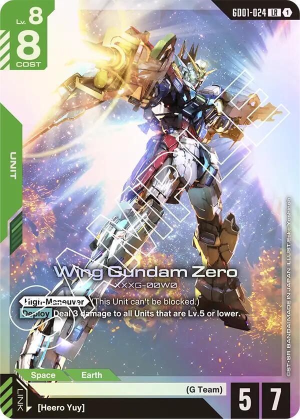 Wing Gundam Zero - Newtype Rising (GD01) Newtype Rising NM *FOIL*